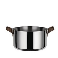 photo edo saucepan with two handles in 18/10 stainless steel suitable for induction 1